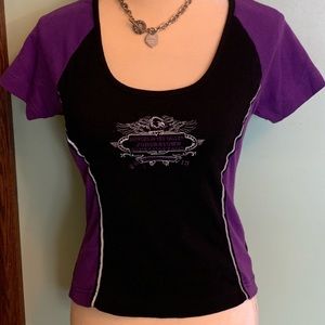 Bikers Edge short sleeve purple size XL